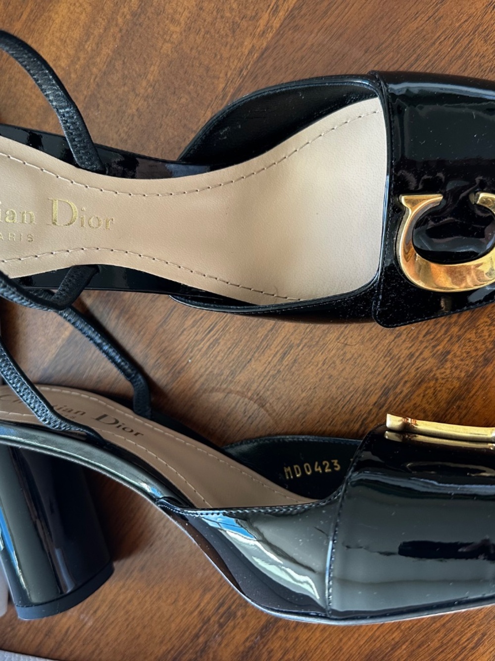Dior C’est Slingback pump- black - Picture 3 of 7